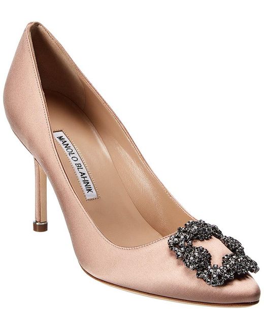hangisi 90 satin pumps
