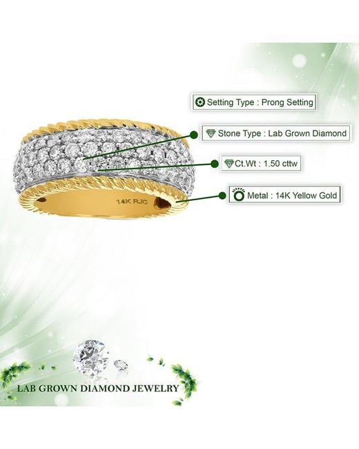 Amairah White 14K 1.50 Ct. Tw. Lab-Grown Diamond Ring