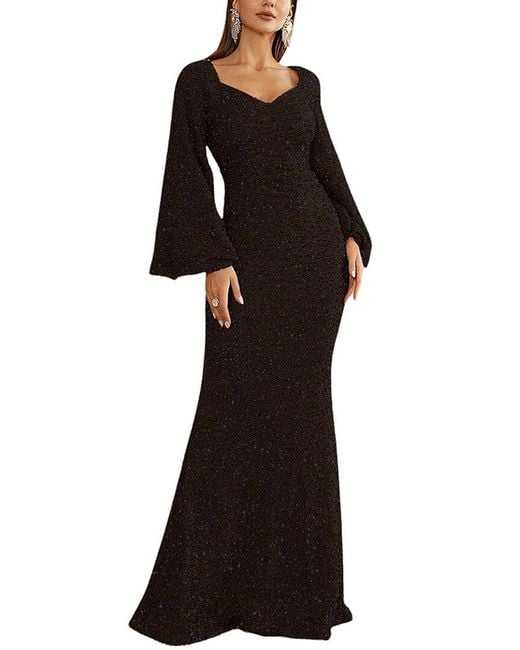 BELLA DESERT Black Maxi Dress