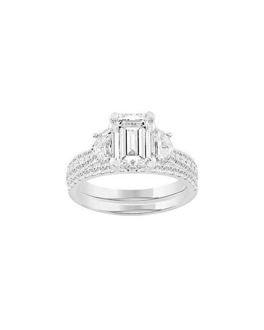 Ethos Creations White Brilliant Bloom 14K 3.00 Ct. Tw. Lab-Grown Diamond Bridal Ring
