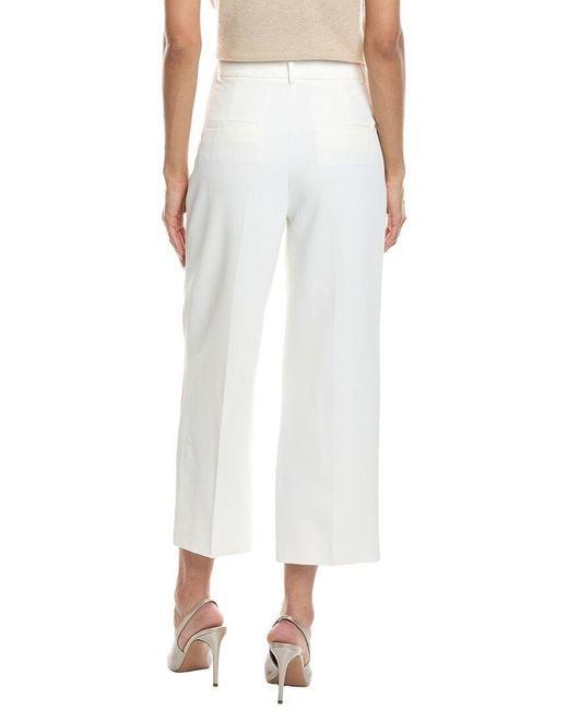 REVERIEE White Crop Pant