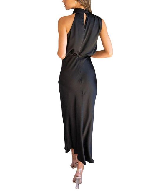 CHARLOTTE GREEN Black Maxi Dress