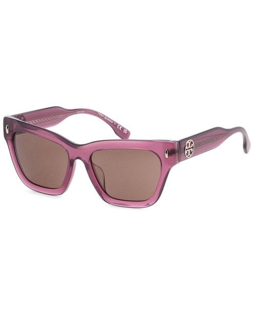 Tory Burch Pink Ty7208U 54Mm Sunglasses