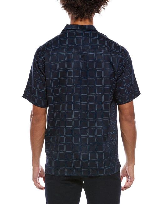 Theory Blue Irving Loyce Shirt for men
