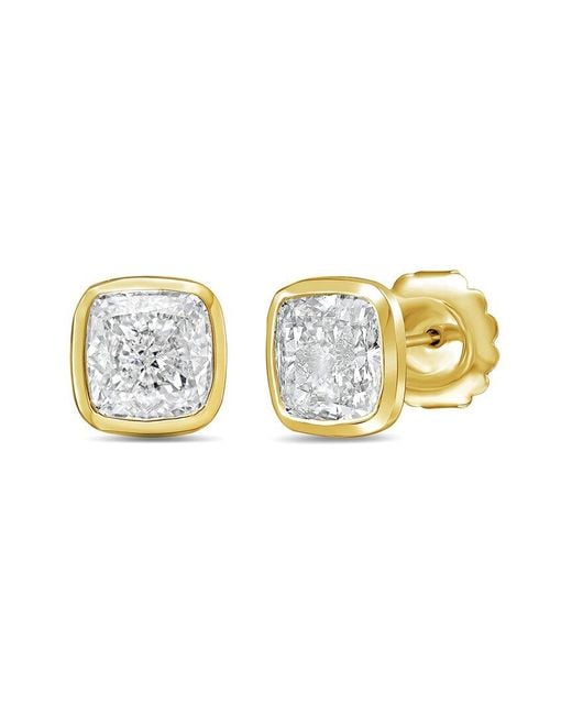 Diana M White Diana M. 14K 5.00 Ct. Tw. Lab-Grown Diamond Stud Earrings
