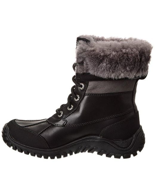 Ugg Black Adirondack Ii Leather Boot