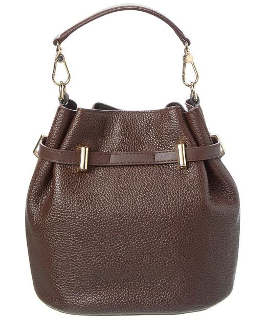 FURLA Aura Mini ショルダーバッグ ブラウン Furla Aura Leather Mini Bag in Brown | Lyst