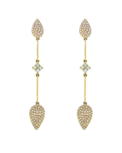 Diana M Metallic Fine Jewelry 14k 0.72 Ct. Tw. Diamond Earrings