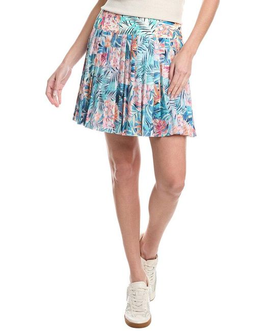 Tommy Bahama Blue Bahama Coast Pleated Skort