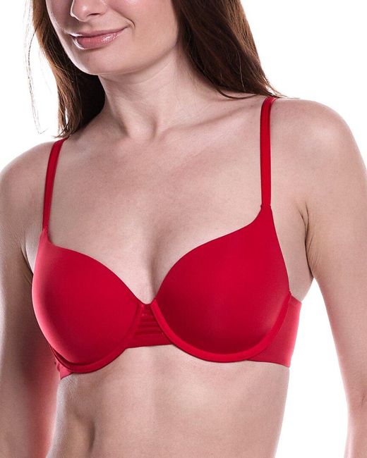 Le Mystere Red Second Skin Smoother Bra