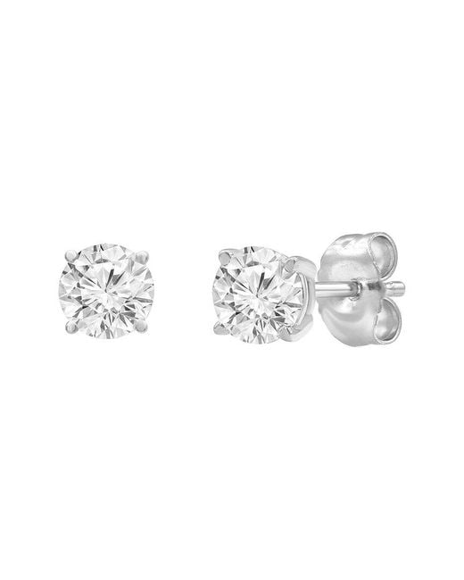 Lab Grown Diamonds Metallic 14K 1.00 Ct. Tw. Lab Grown Diamond Studs