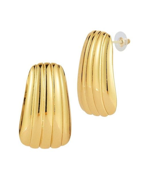 Glaze Jewelry Metallic Plated Stainless Steel Earrings
