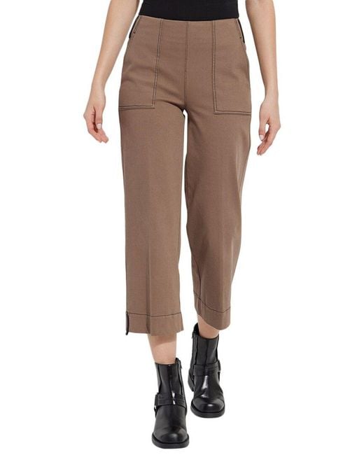 Lyssé Natural Fraces Wide Leg Crop