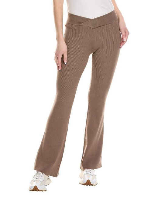 Chaser Brand Brown Party Flare Pant