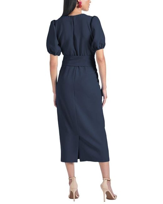 Sachin & Babi Blue Rebecca Midi Dress