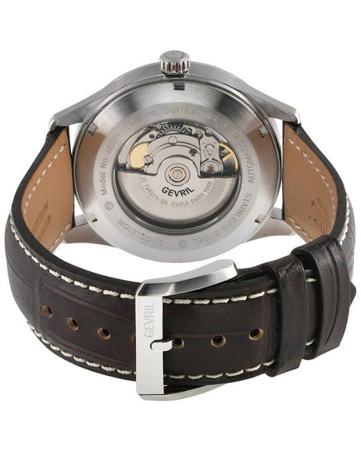 Gevril Gray Excelsior Watch for men