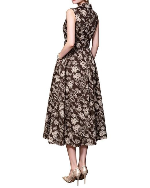 BRC By BURRYCO Brown Shirtdress