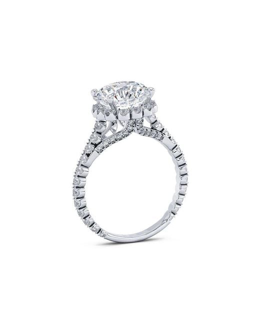 Lab Grown Diamonds White 14K 4.00 Ct. Tw. Lab-Grown Diamond Ring