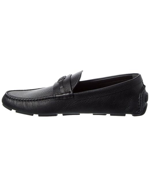 Gucci Black Driver Leather Loafer for men