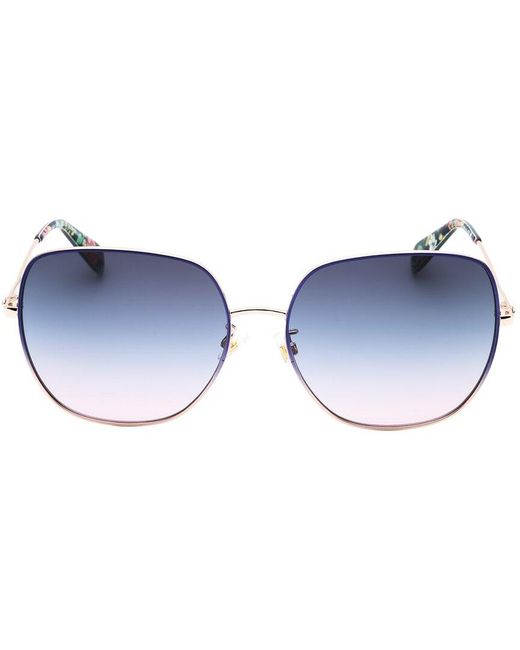 Kate Spade Blue Charli/F/S 59Mm Sunglasses