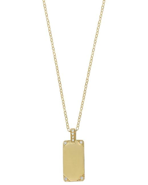 Bony Levy Metallic Icon 18K 0.02 Ct. Tw. Diamond Pendant Necklace