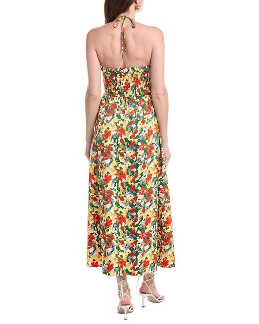 Solid & Striped Yellow The Lolita Mid Dress