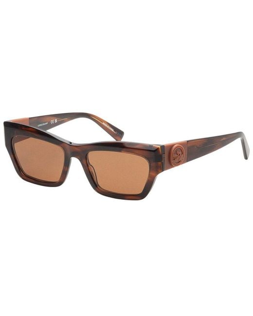 Longchamp Brown Lo763S 53Mm Sunglasses