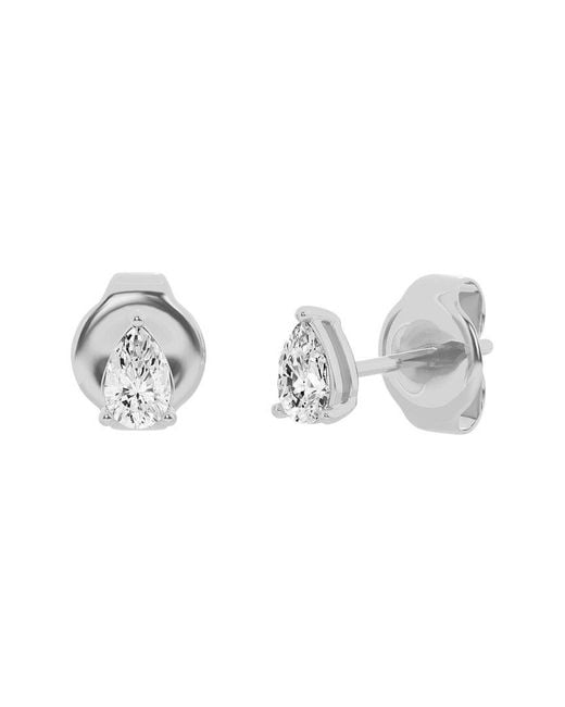 Lab Grown Diamonds Metallic 14K 0.50 Ct. Tw. Lab Grown Diamond Studs