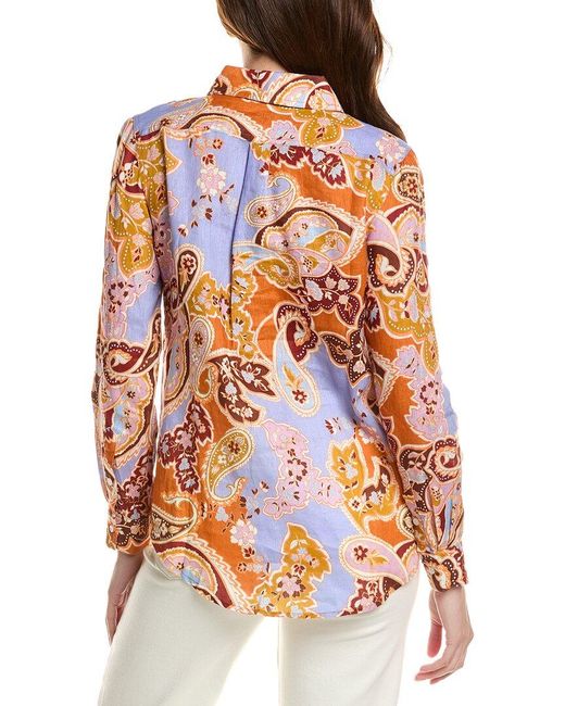 tyler boe White Addison Linen Shirt