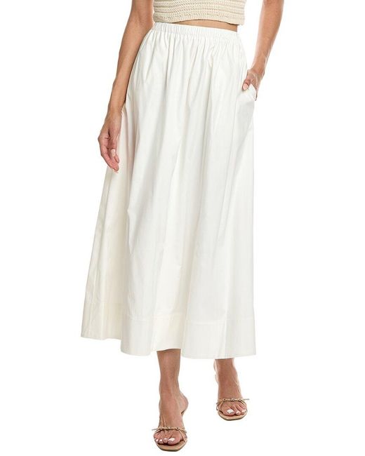 REVERIEE White Skirt