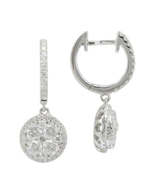 Gregg Ruth White 18K 1.68 Ct. Tw. Diamond Earring