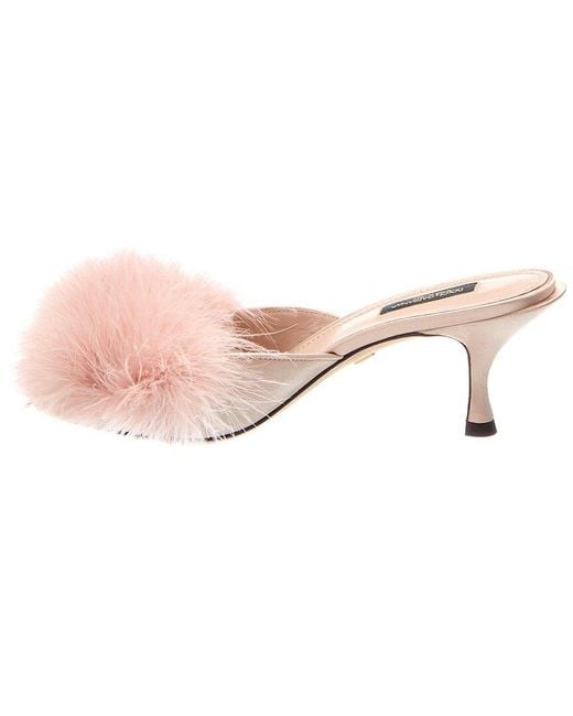 Dolce & Gabbana Pink 60 Satin Sandal
