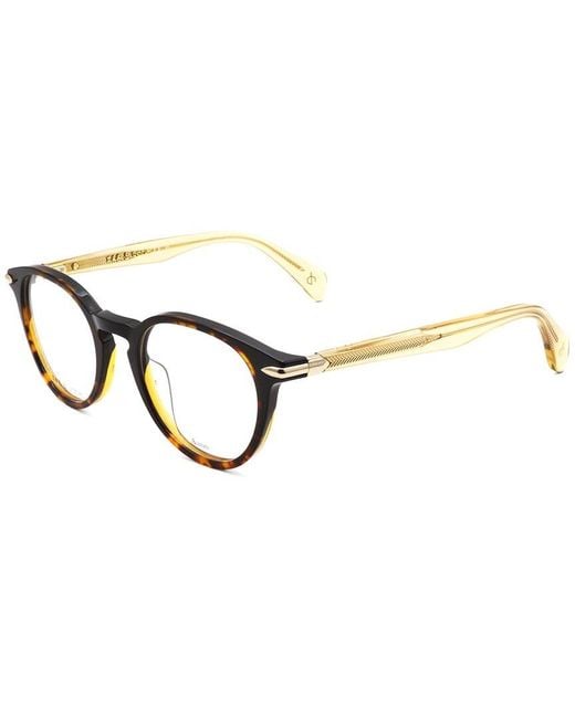 Rag & Bone Metallic 48Mm Optical Frames