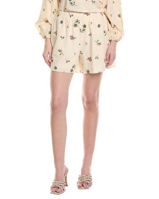 Seraphin Natural Knit Short