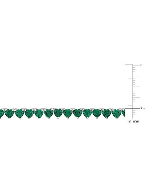 Rina Limor Metallic 13.36 Ct. Tw. Lab-Grown Emerald Necklace