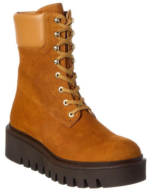 stuart weitzman tyler ultralift leather lug boots
