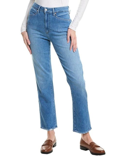 PAIGE Blue Knockout Jolene Princess Tapered Leg Jean