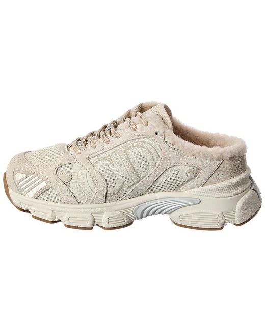 Dior Natural Chrono Suede & Mesh Sneaker