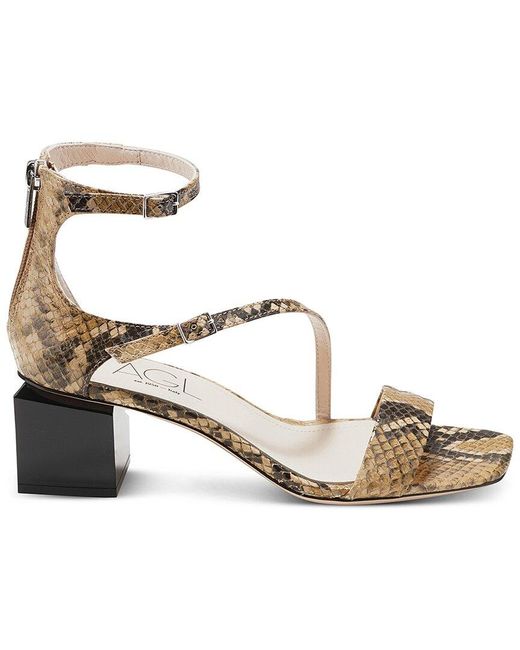 Agl Attilio Giusti Leombruni Metallic Angie Leather Sandal