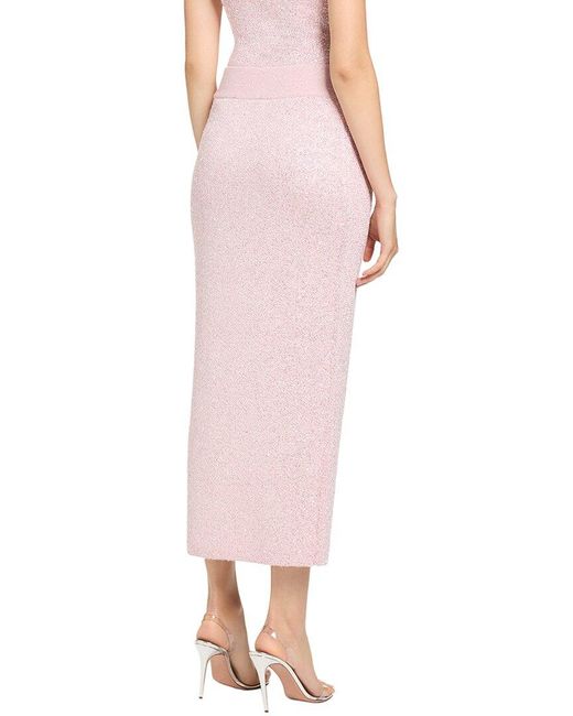 Toccin Pink Alisha Midi Skirt