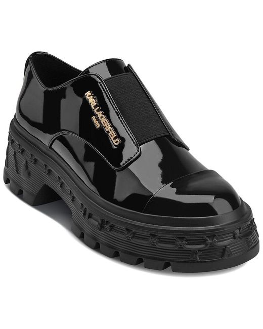 Karl Lagerfeld Black Lakely Loafer