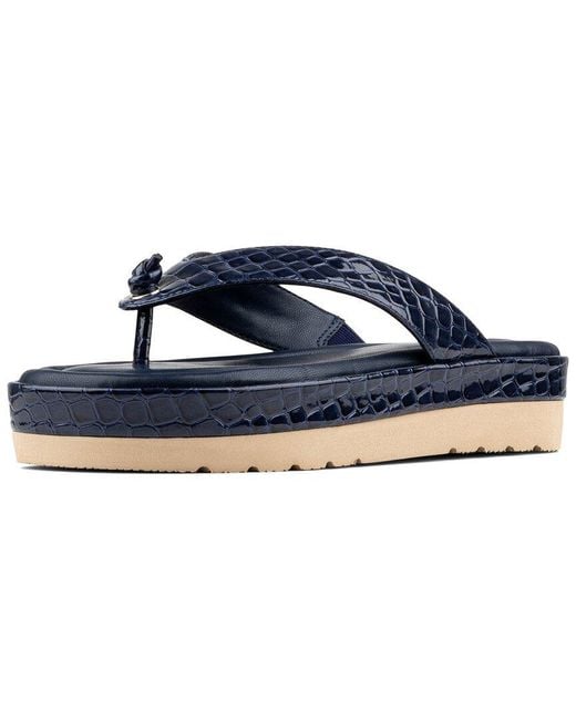 Donald J Pliner Blue Lorra Sandal