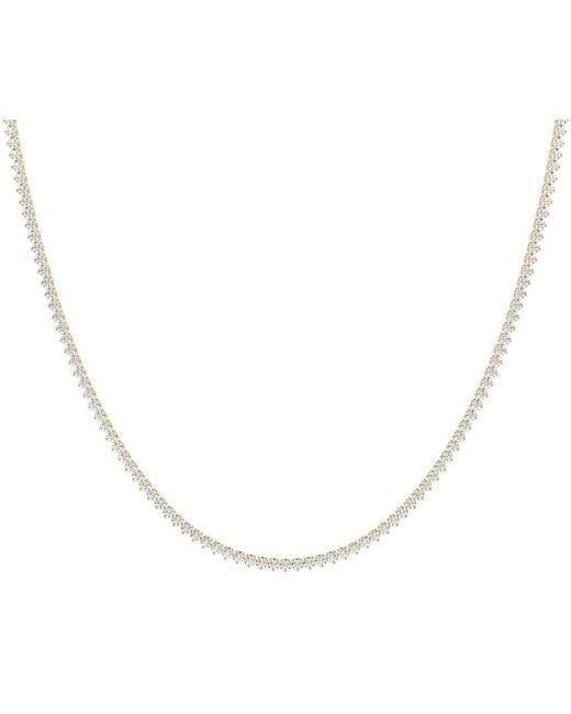 Lab Grown Diamonds White 14K 5.00 Ct. Tw. Lab-Grown Diamond Tennis Necklace