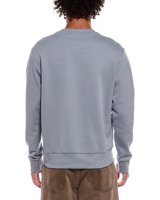 Boss Blue Salbo Crewneck Sweatshirt for men