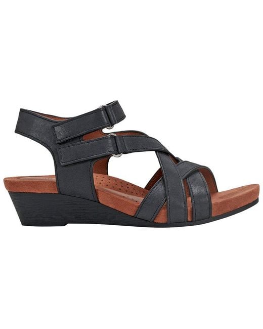 Rockport Brown Helin Leather Sandal