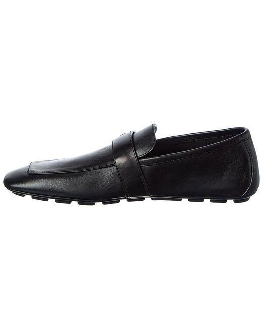 Gucci Black Double G Leather Loafer for men