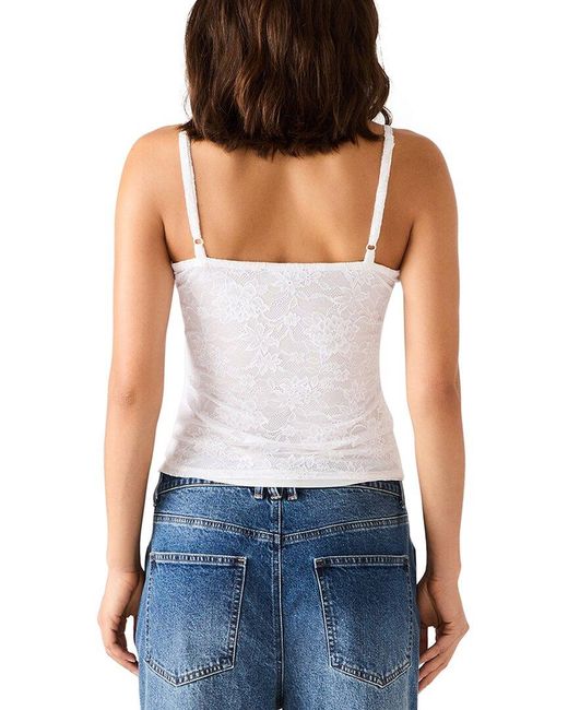 Steve Madden White Charlottle Knit Tank