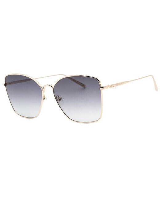 Longchamp Blue Cat-Eye Gradient Sunglasses