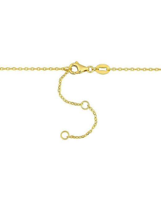 Rina Limor Metallic 2.50 Ct. Tw. Sapphire & 4-6.5 Mm Pearl Bead Necklace