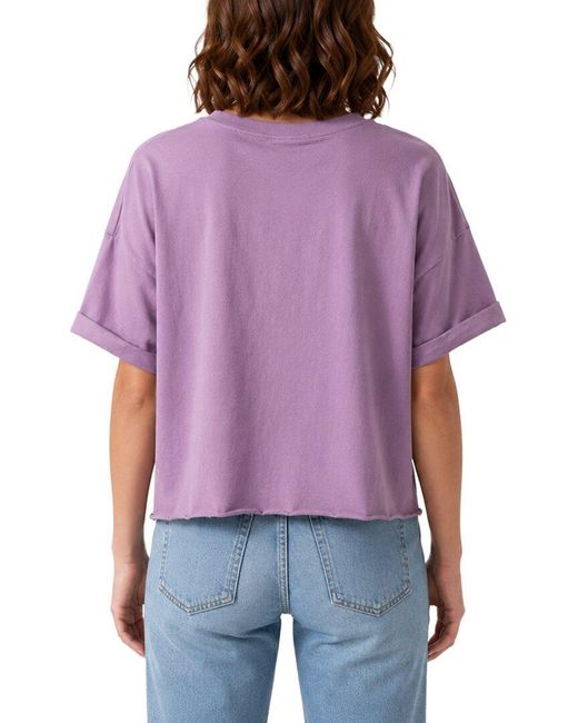 Prince Peter Purple Oversized Crop Top